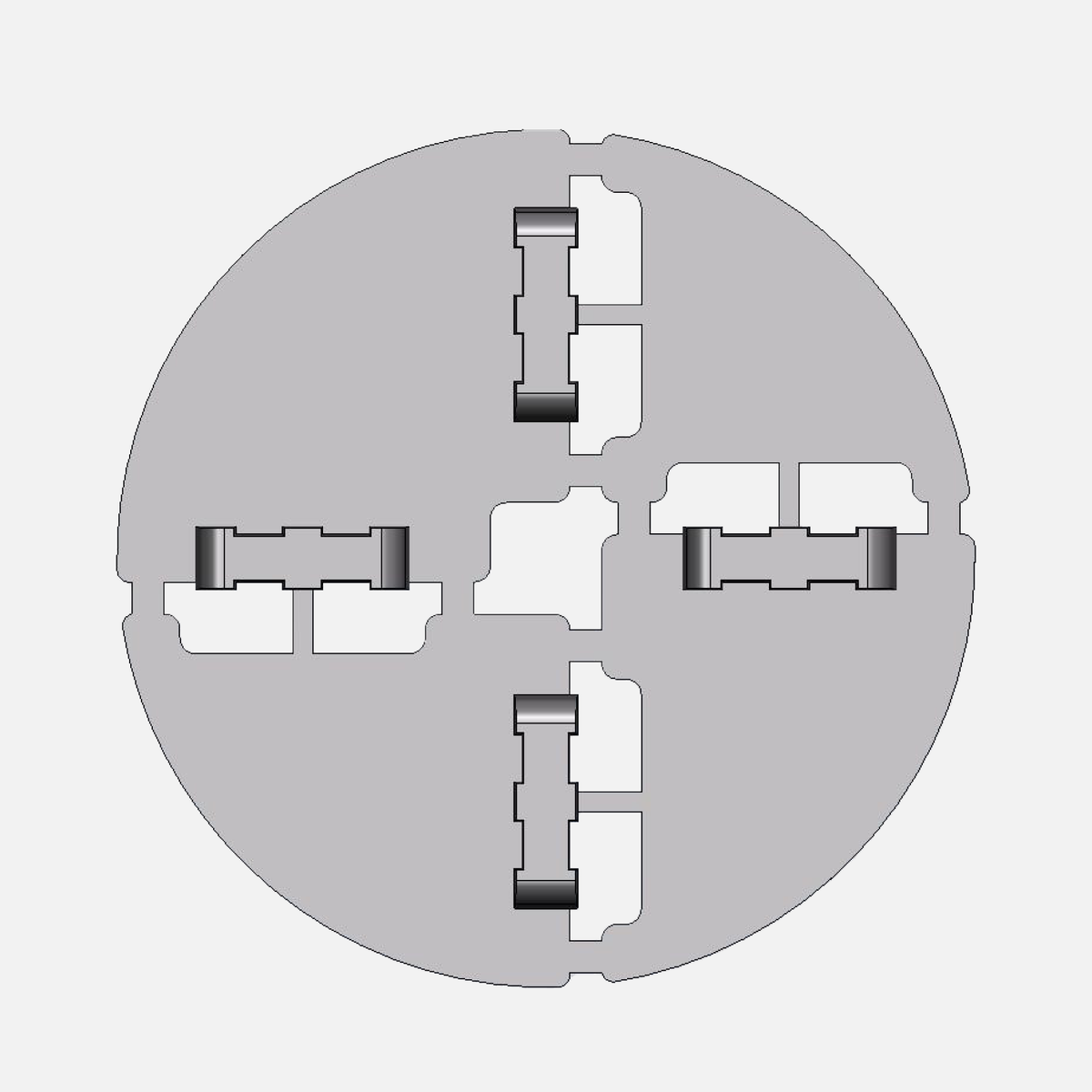 Fugenkreuz 8mm für Splittverlegung