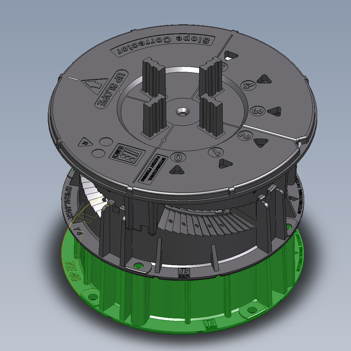 Femox SpiraPave T45 Extension / hauteur 45mm