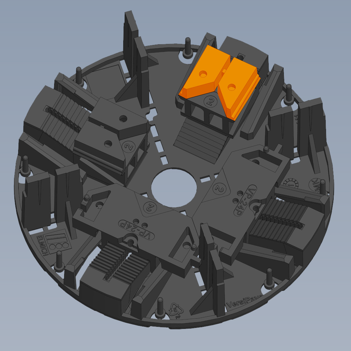 Femox VersiPave 24P cuscinetto per terrazza / altezza 24-45 mm